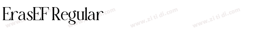 ErasEF Regular字体转换